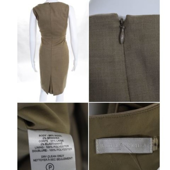 BADGLEY MISCHKA SATIN TRIM SLEEVELESS Dress sz 8 - Picture 2 of 2